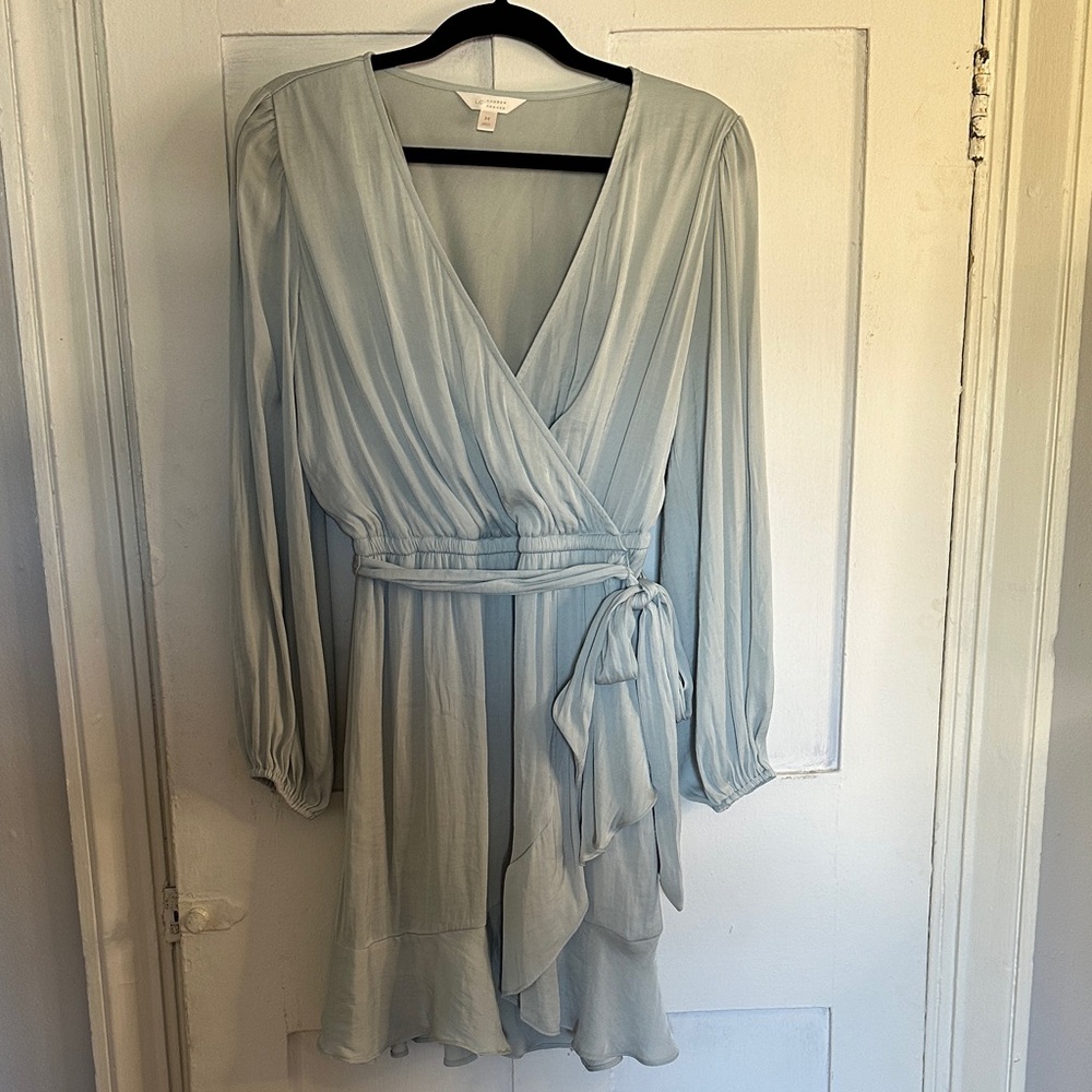 Lauren Conrad Light Blue Wrap Dress
